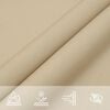 vidaXL Sonnensegel Oxford-Gewebe Rechteckig 4x7 m Beige