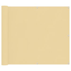 vidaXL Balkonsichtschutz Sand 100 x 400 cm Oxford-Stoff