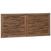 vidaXL Kopfteil Wandmontiert Natur 120 cm Massivholz Teak