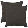 vidaXL Kissenbezug 2 pcs HEERLEN Dunkelgrau 35 x 35 cm Boucl&eacute;