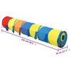 vidaXL Spieltunnel mit 250 Bällen Mehrfarbig 245 cm Polyester