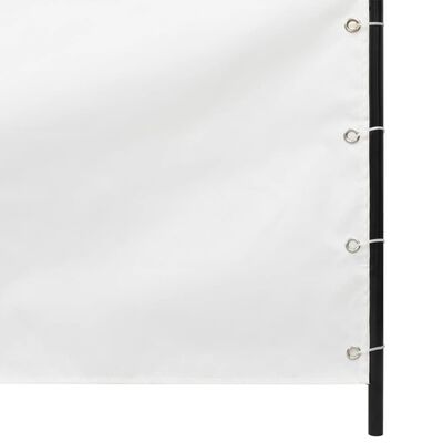 vidaXL Balkon-Sichtschutz Weiß 100x240 cm Oxford-Gewebe