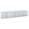vidaXL Gabionen-Hochbeet 2 stk. 300 x 50 x 60 cm Verzinkter Stahl