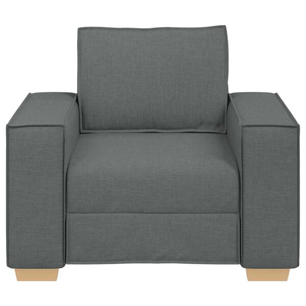 vidaXL Sofa Stuhl Dunkelgrau 100x78x84 cm Stoff