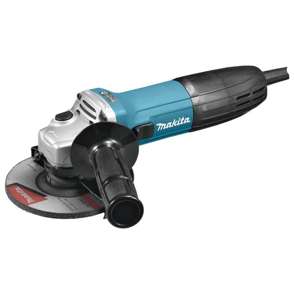 Makita Winkelschleifer 230 V 12,5 cm Blau und Schwarz