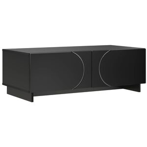 vidaXL Couchtisch Schwarz 102 x 50,5 x 35 cm Holzwerkstoff