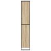 vidaXL Hohe Schr&auml;nke 2 pcs Sonoma 60 x 36 x 200 cm Holzwerkstoff