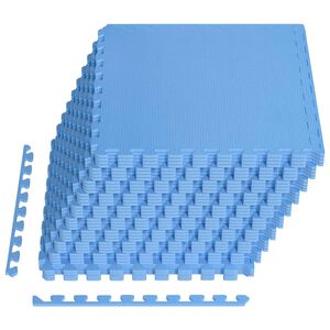 vidaXL Pool Bodenschutzmatte 40 stk. Blau 14,4 m&sup2; EVA-Schaum