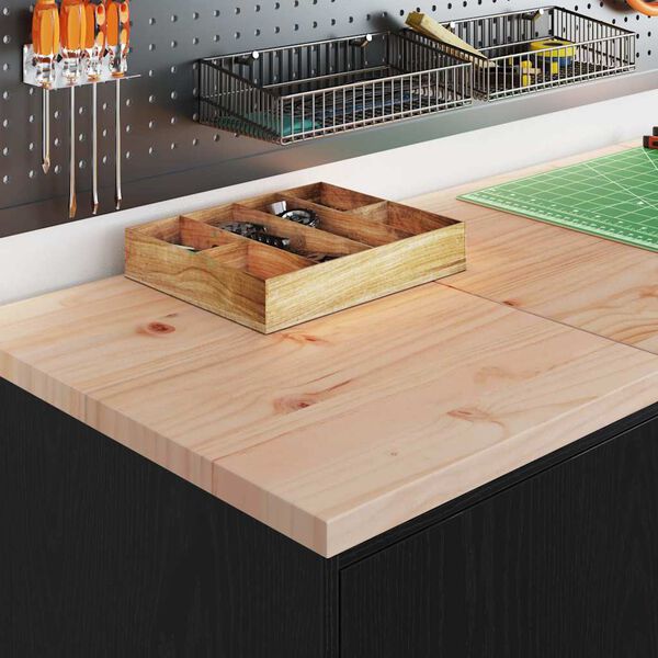 vidaXL Garagen-Aufbewahrungsschrank Schwarz Massivholz Kiefer