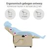vidaXL Massagesessel mit Aufstehhilfe Creme Stoff