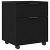 vidaXL Aktenschrank Schwarz Eichen-Optik 45 x 38 x 54 cm Holzwerkstoff