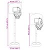 vidaXL Basketballkorb mit St&auml;nder, Ball & Pumpe Verstellbar 90/121 cm