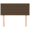 vidaXL Kopfteil Dunkelbraun 90x5x78/88 cm Stoff