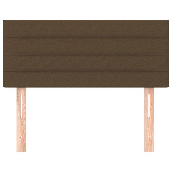 vidaXL Kopfteil Dunkelbraun 90x5x78/88 cm Stoff