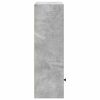 vidaXL B&uuml;cherregal Betongrau 31x24x77 cm Holzwerkstoff