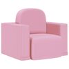 vidaXL 2-in-1 Kindersofa Rosa Kunstleder