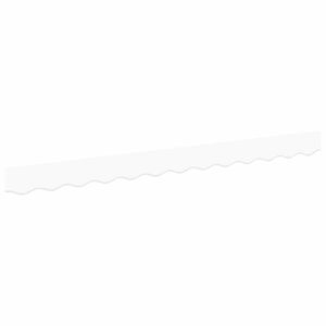 vidaXL Markisenvolant Wei&szlig; 230 x 20 cm Segeltuch