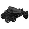 vidaXL 3-in-1 Kinderwagen Dunkelgrau und Schwarz Stahl
