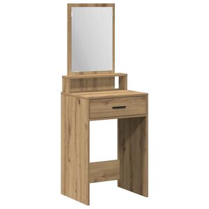 vidaXL Schminktisch Artisan-Eiche 50 x 41 x 140 cm Holzwerkstoff