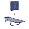 vidaXL Klappbare Sonnenliege 2 pcs Marineblau 182 x 55 x 85,5 cm