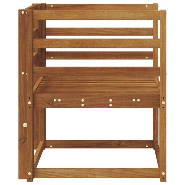 vidaXL Outdoor-Sofa Massivholz Akazie Natur