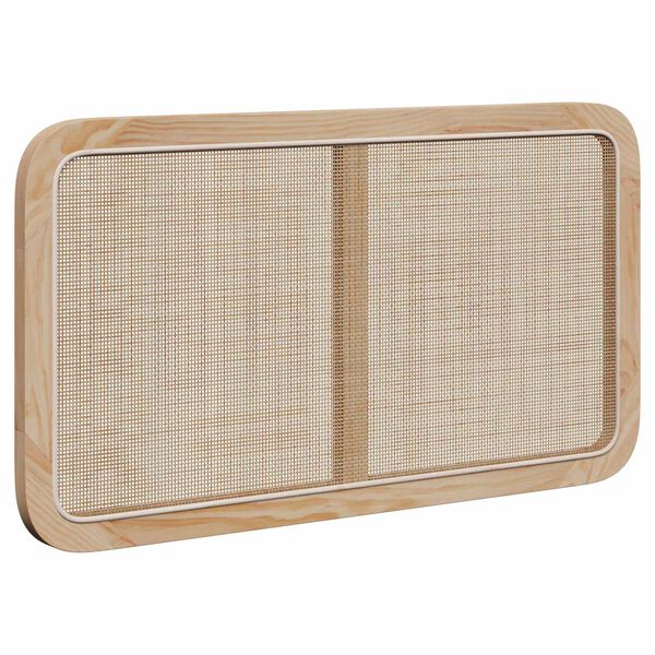 vidaXL Kopfteil mit Kopfteil Natur 100 x 55 x 3 cm Rattan