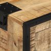 vidaXL Sideboard 100&times;31&times;60 cm Raues Mango-Massivholz