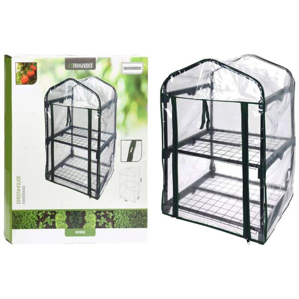 ProGarden Gew&auml;chshaus 2-Etagen Gr&uuml;n
