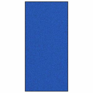 vidaXL Fu&szlig;matte Blau und Schwarz 120 x 250 cm 100% Polyamid
