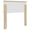 vidaXL Kopfteil mit Kopfteil Sonoma-Eiche 75 cm Holzwerkstoff