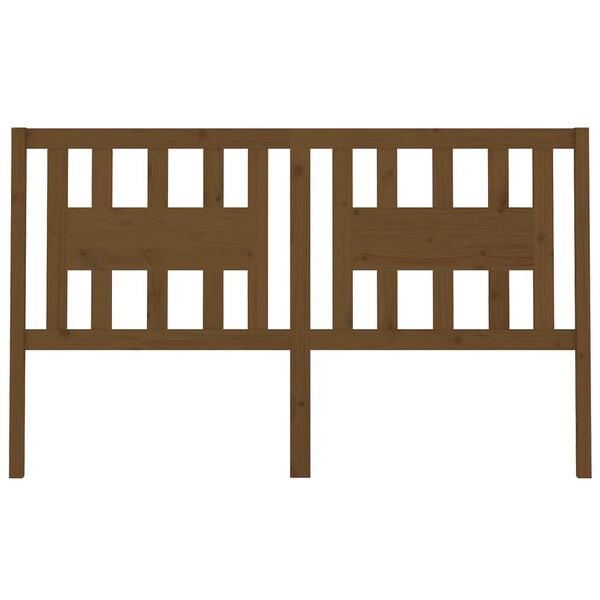 vidaXL Kopfteil Honigbraun 166x4x100 cm Massivholz Kiefer