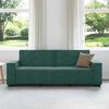 vidaXL 3-Sitzer-Sofa Dunkelgr&uuml;n 180 cm Samt