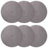 vidaXL Jute-Untersetzer 6 stk. Grau 100% Tossa-Jute