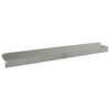vidaXL Raseneinfassung 10 pcs 100 x 10 x 8 cm Stahl Silber
