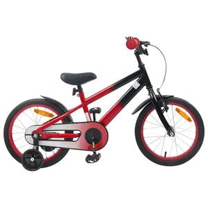 vidaXL Kinderfahrrad 16 Zoll f&uuml;r 4-6 Jahre alt Blau Schwarz