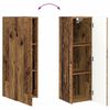 vidaXL TV-Schrankset Wandmontiert 3 pcs Altholz Holzwerkstoff