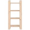 vidaXL B&uuml;cherregal/Raumteiler 60x35x125 cm Massivholz