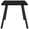 vidaXL Esstisch Schwarz 180 x 90 x 75 cm Hartglas