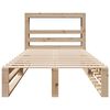 vidaXL Massivholzbett ohne Matratze 75x190 cm Kiefernholz
