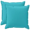 vidaXL Kissenbezug 2 stk. HOUTEN T&uuml;rkis 80 x 80 cm Polyester