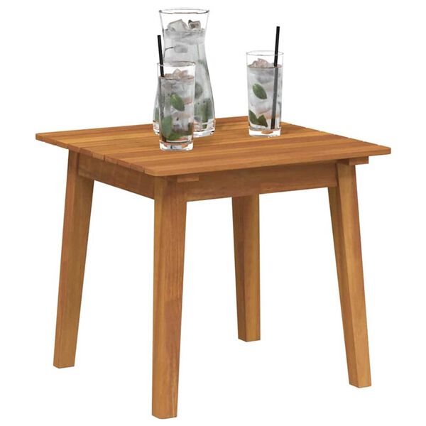 vidaXL Outdoortisch-Set Braun Massives Akazienholz