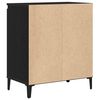 vidaXL Sideboard Schwarz Eichen-Optik 60 x 35 x 70 cm Holzwerkstoff