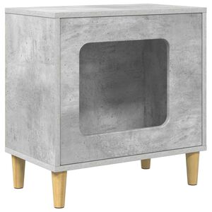 vidaXL Katzenhaus Beton 51 x 30 x 52 cm Holzwerkstoff