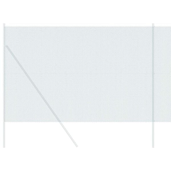 vidaXL Sechseckgeflechtzaun Grün 1.6 x 100 m Stahl