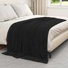 vidaXL Wohndecken 6 pcs Schwarz 150 x 200 cm Fleece