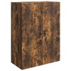 vidaXL Wandschrank Ger&auml;ucherte Eiche 66 x 34,5 x 90 cm Holzwerkstoff