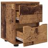 vidaXL Nachttische 2 pcs Altholz 30,5 x 30 x 43 cm Holzwerkstoff