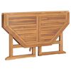 vidaXL Garten-Esstisch Klappbar 110x110x75 cm Massivholz Teak