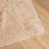 vidaXL Teppich Shaggy Hochflor NAVARRA Beige 240x240 cm Polyester