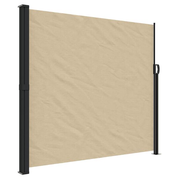 vidaXL Seitenmarkise Ausziehbar Beige 180x300 cm
